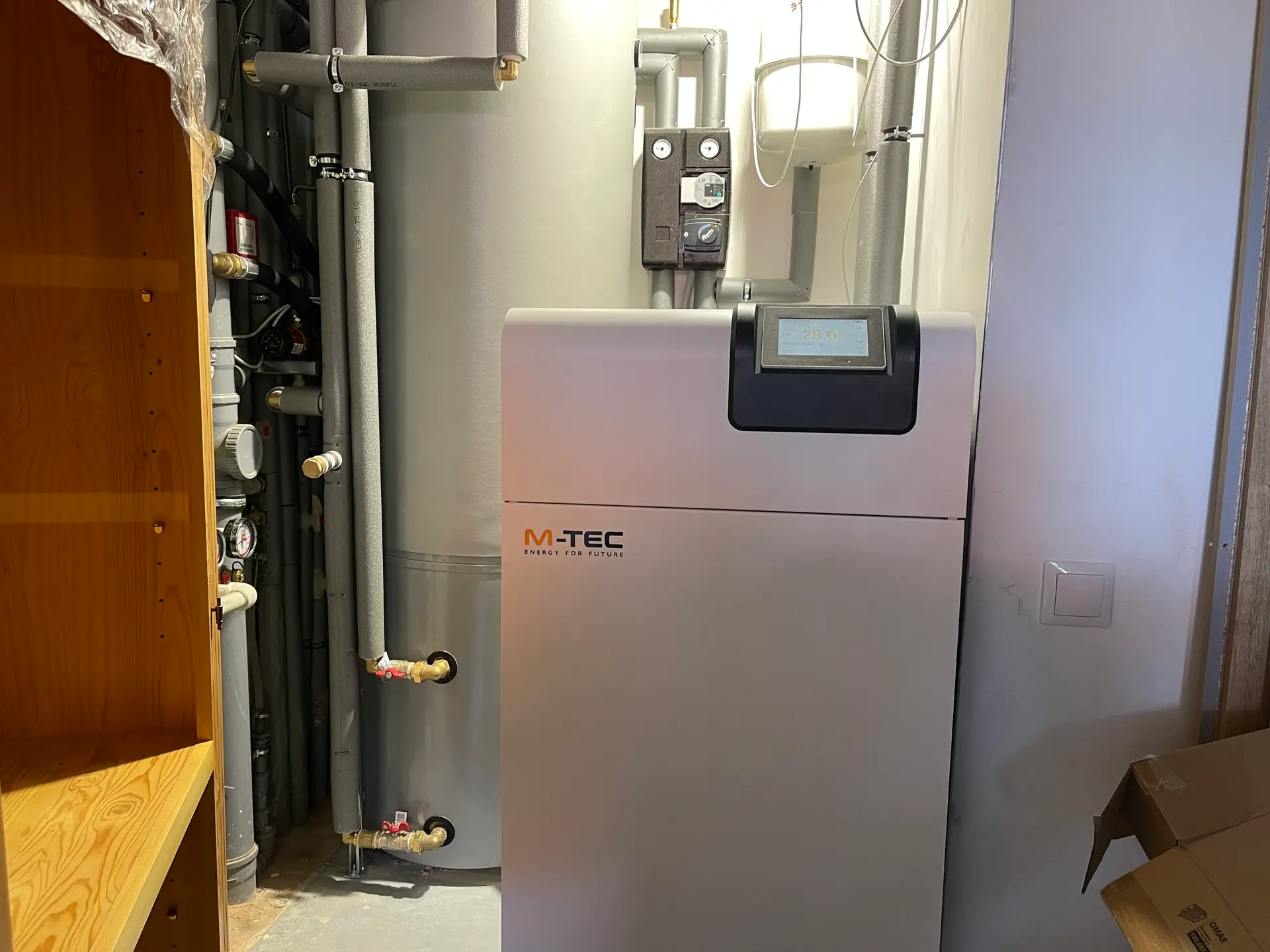Instalace tepelného čerpadla M-TEC