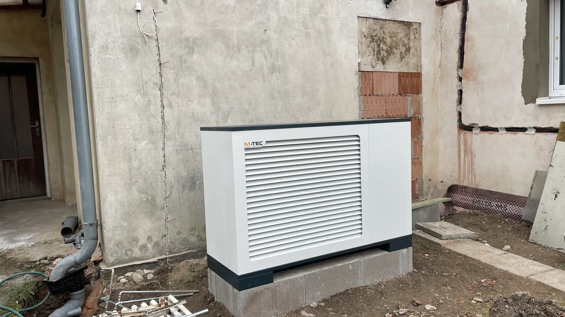 Instalace tepelného čerpadla M-TEC